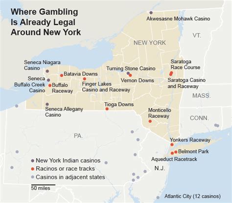 ny casinos map,new york casino gambling map